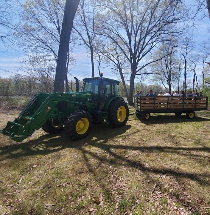 Tractor on a Cecil County farm